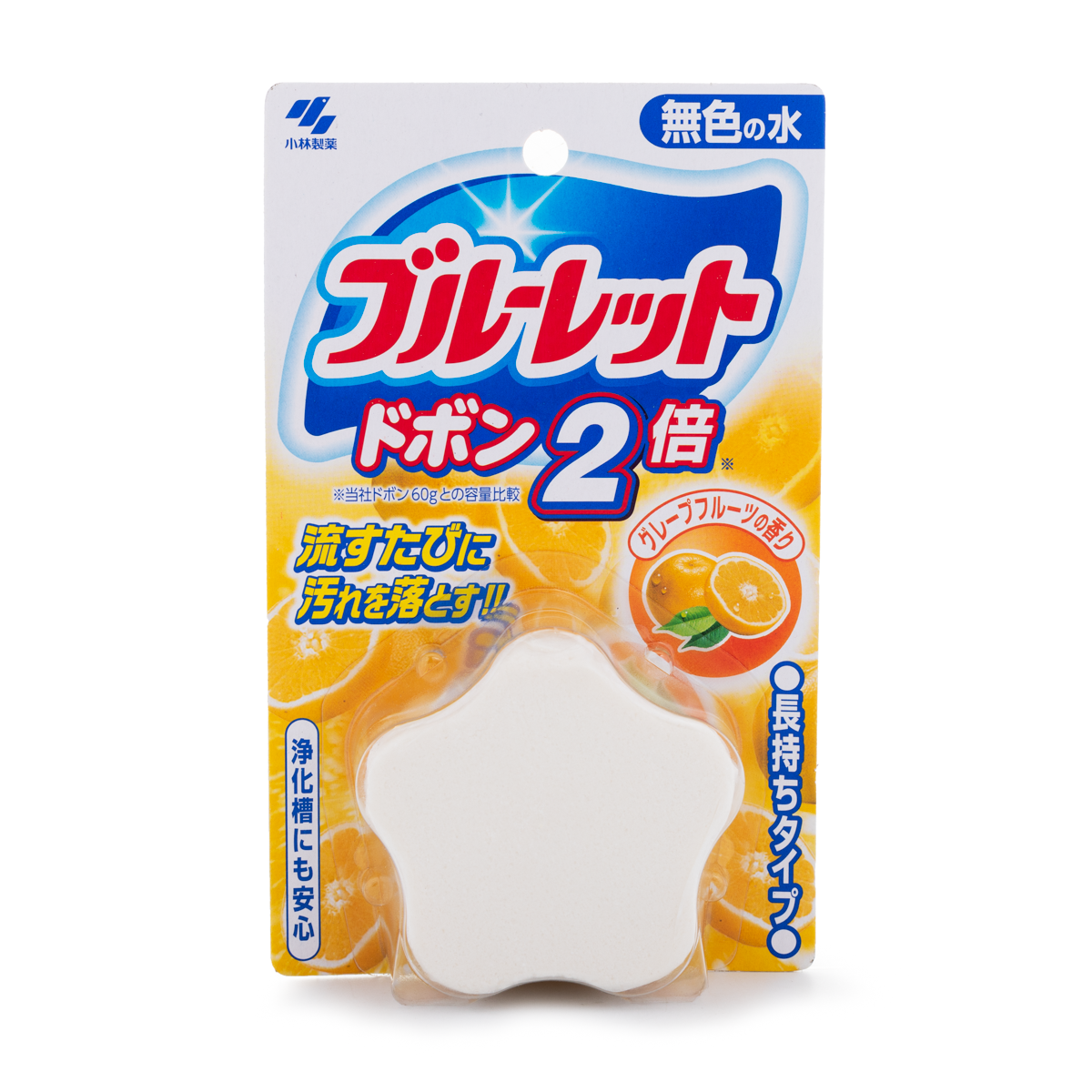 Kobayashi Pharmaceutical Toilet Tank Cleaner & Deodorizer Grapefruit Fragrance