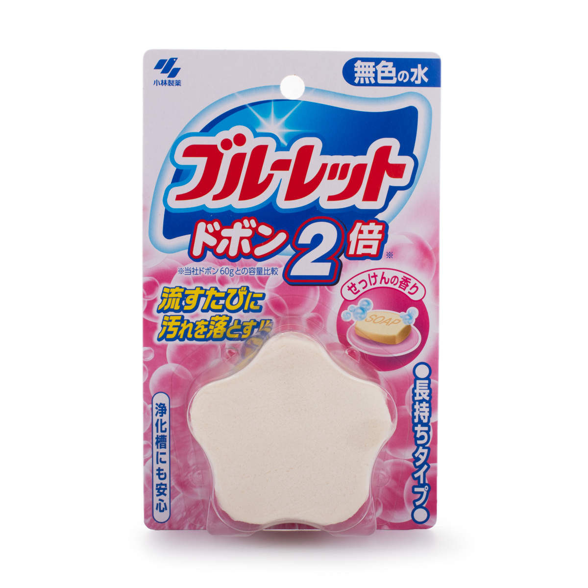 Kobayashi Pharmaceutical toilet tank cleaning and bacteria removal fragrance soap scent