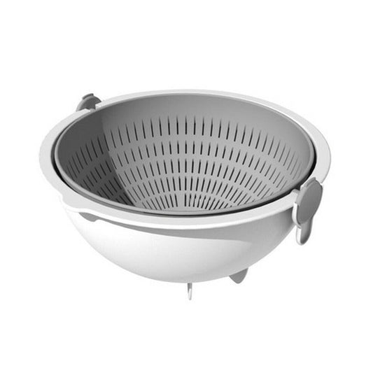 Kokubo Spin Wheel Colander (L) 21CM (Gray) KK-310