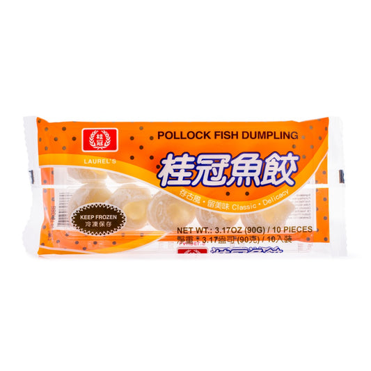 Laurel's Pollock Fish Dumplings, Frozen 10pc 90.00 g