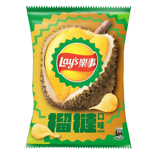 Lays Potato Chips Durian Flavor 70g