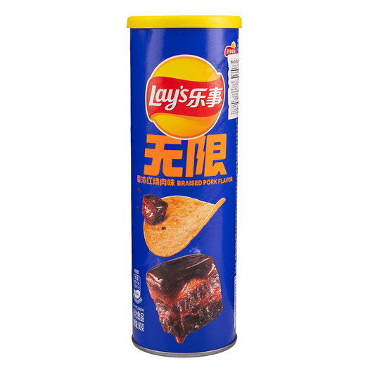 LAY'S Potato Chips Finger Licking Braised Pork Flavor Stax