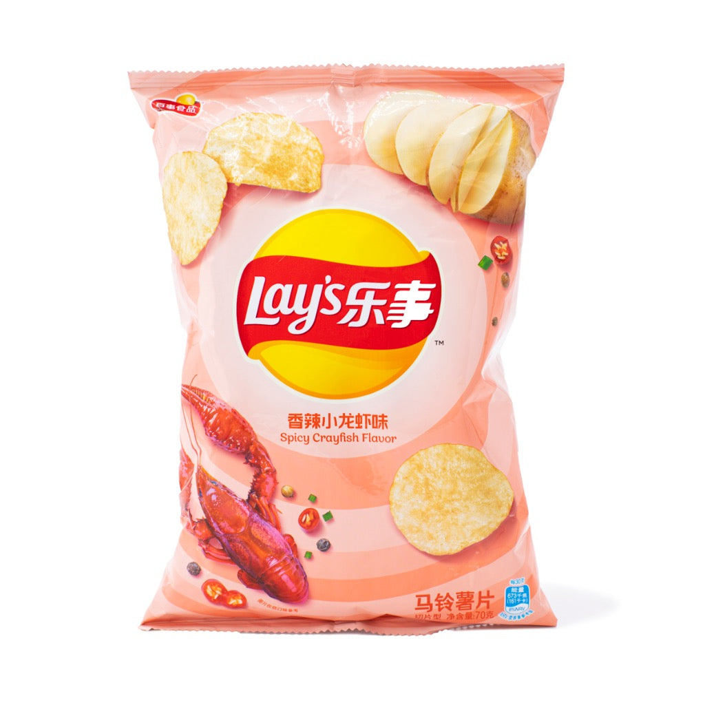 [Lay's] Potato Chips (Spicy Crayfish) 70g