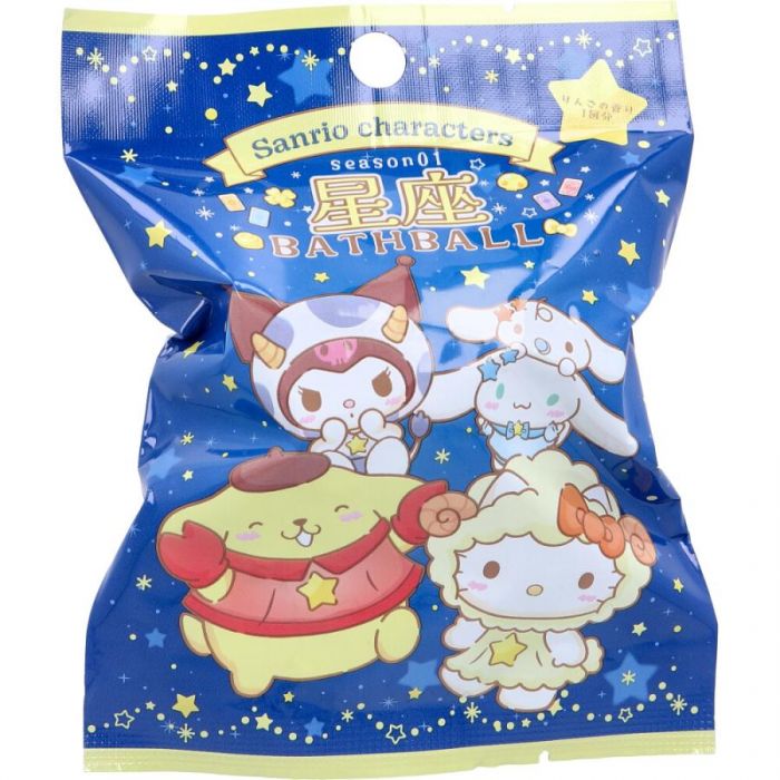 Santan Sanrio Characters Constellation Season 01 Bath Bomb Apple Scent 75g