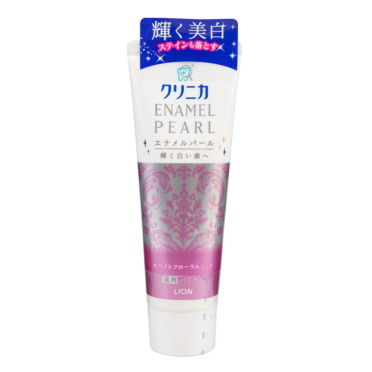 LION CLINICA Enamel Pearl Whitening Toothpaste (White Floral Mint)