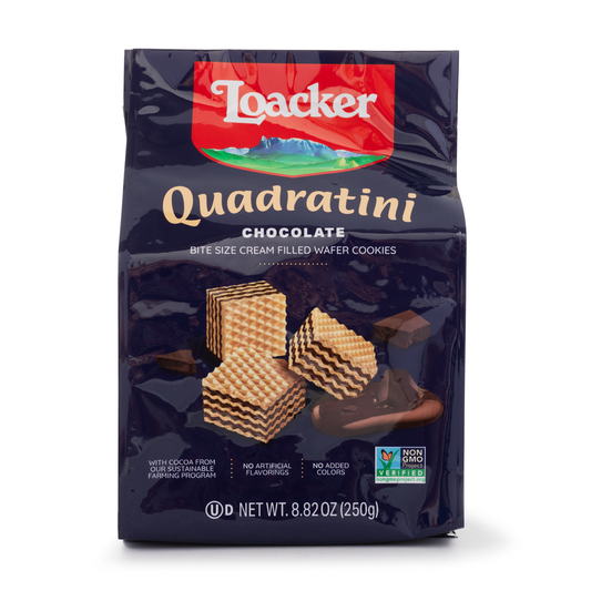 [Loacker] Italian Wafer Cookies (Chocolate) 250g x 1bag