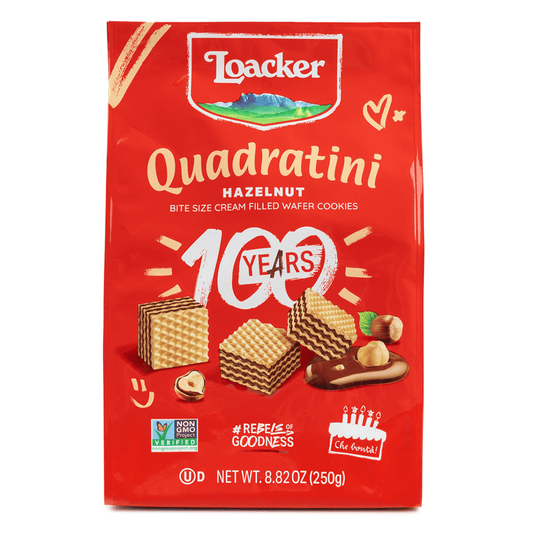 [Loacker] Italian Wafer Cookies (Hazelnut) 250g x 1bag