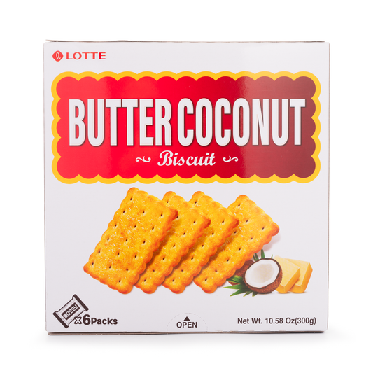 LOTTE Butter Coconut Sweet Biscuit 10.58oz (300g)