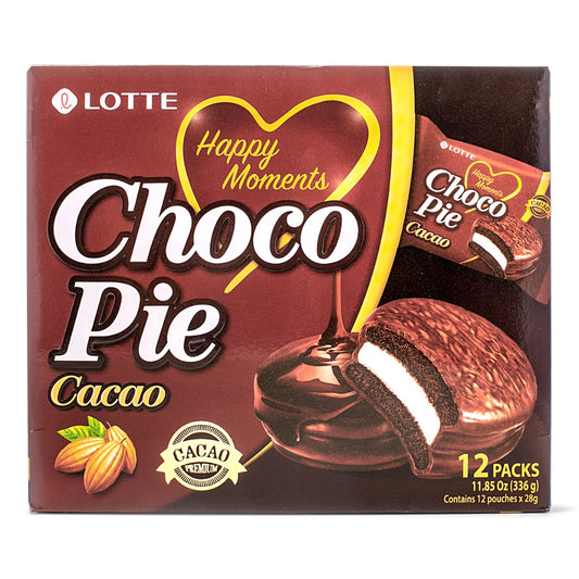 LOTTE, CHOCO PIE CACAO (L) 11.85 oz