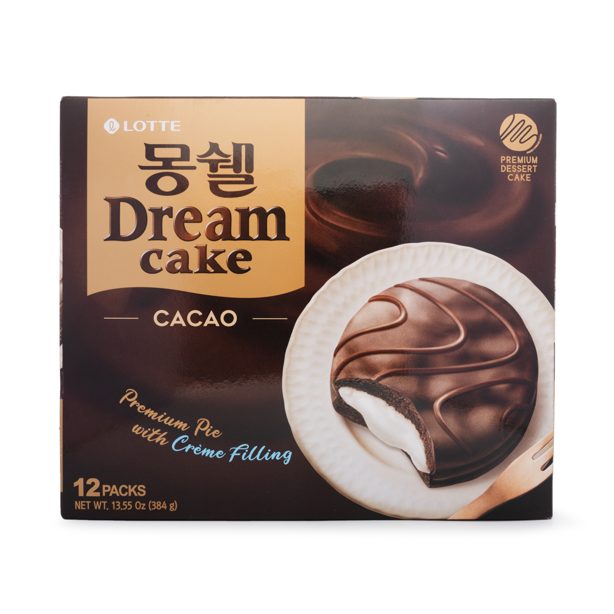  LOTTE Dream Monchel Cacao Cake 12pk