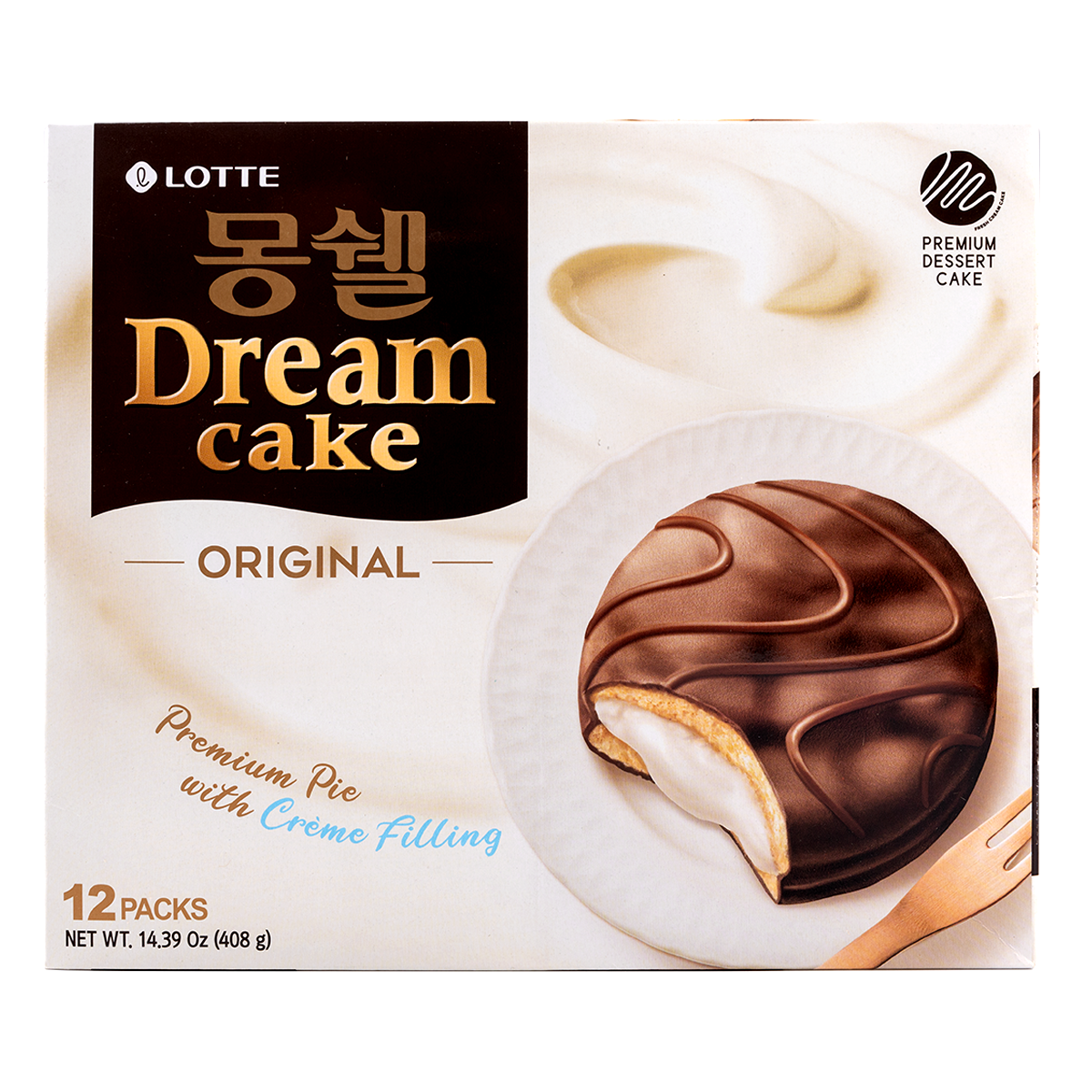 LOTTE Dream Monchel Fresh Cream 12pk