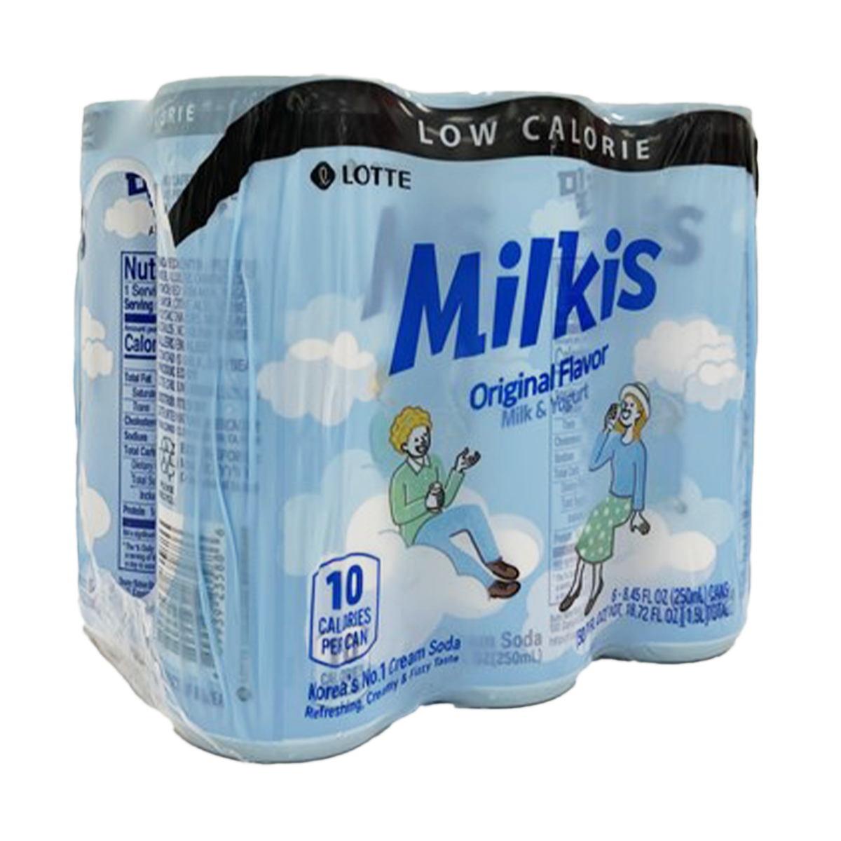 LOTTE Milkis Low Calorie 6 cans