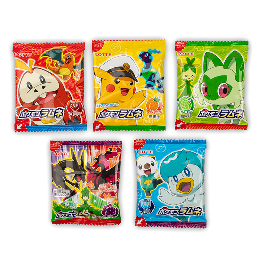 Lotte Pokemon Ramune Candy 5pack