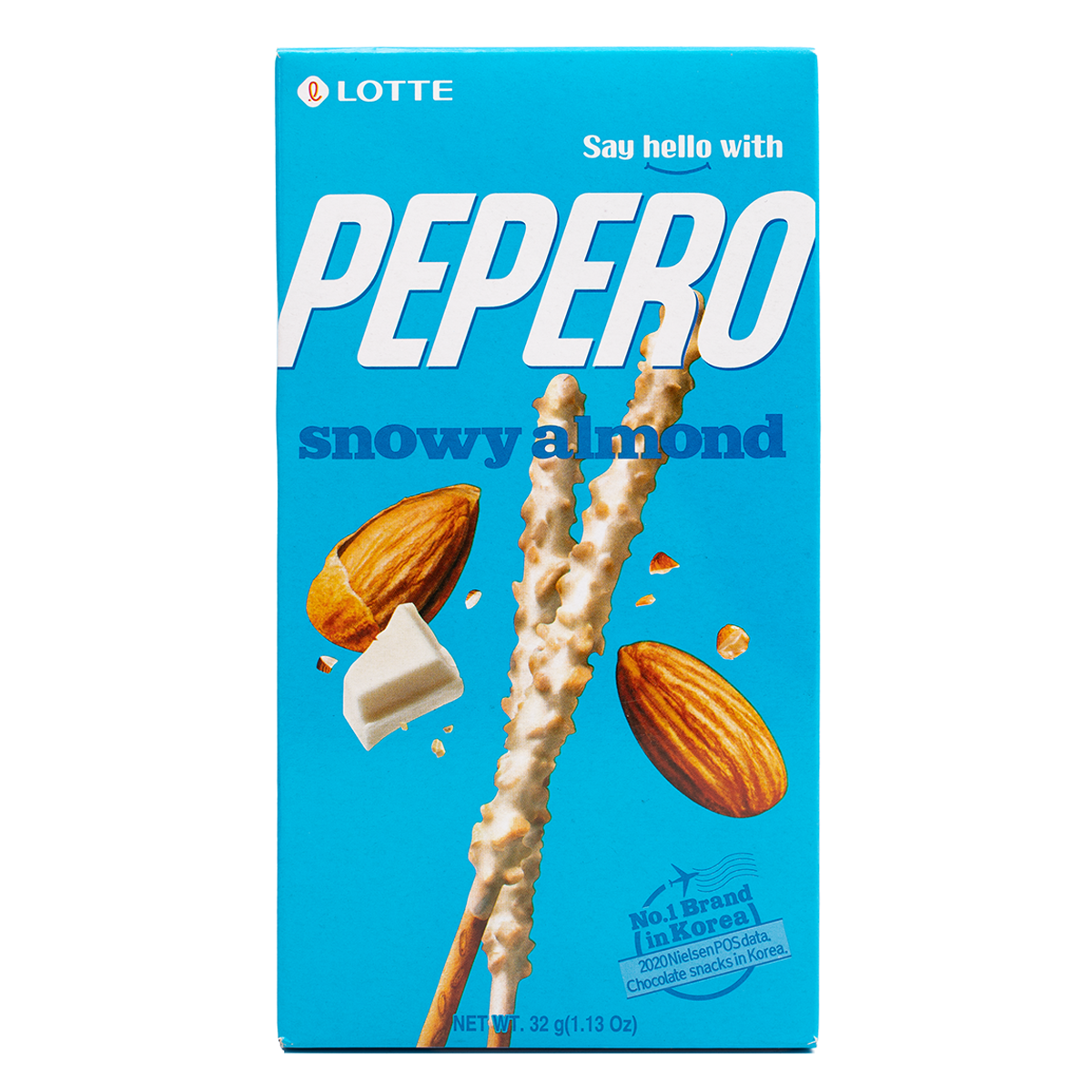 LOTTE Snowy Almond Pepero  32g