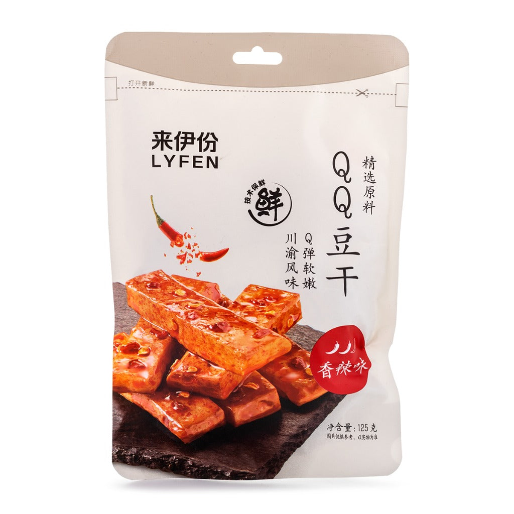 Lyfen QQ DRIED BEAN CURD(SPICY FLAVOR) 125g