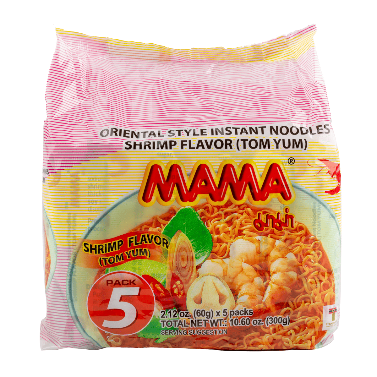 MAMA SHRIMP TOMYUM 5 packs