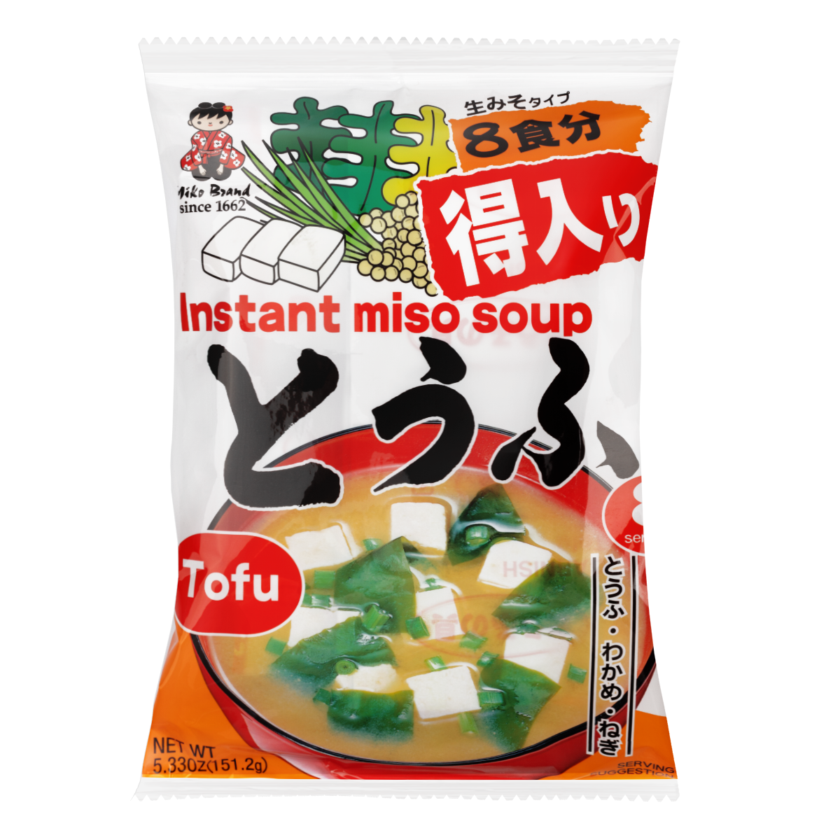 Miko Brand Inst Miso Tofu 8P