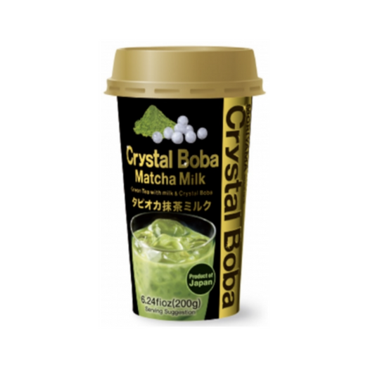Moriyama Milk Tea Crystal Boba Matcha
