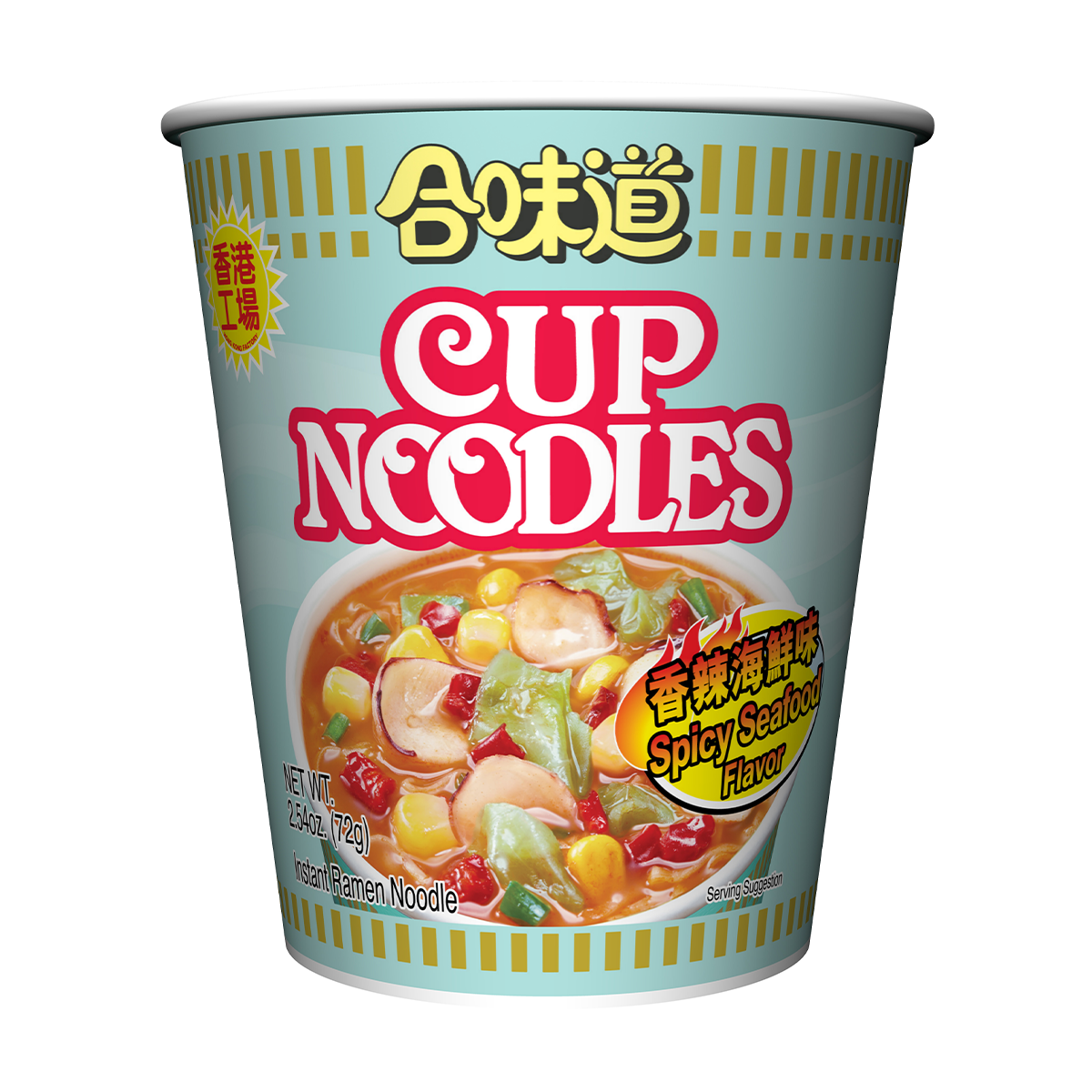 NISSIN CUP NOODLES SPICY SEAFOOD FLAVOR 2.57 oz