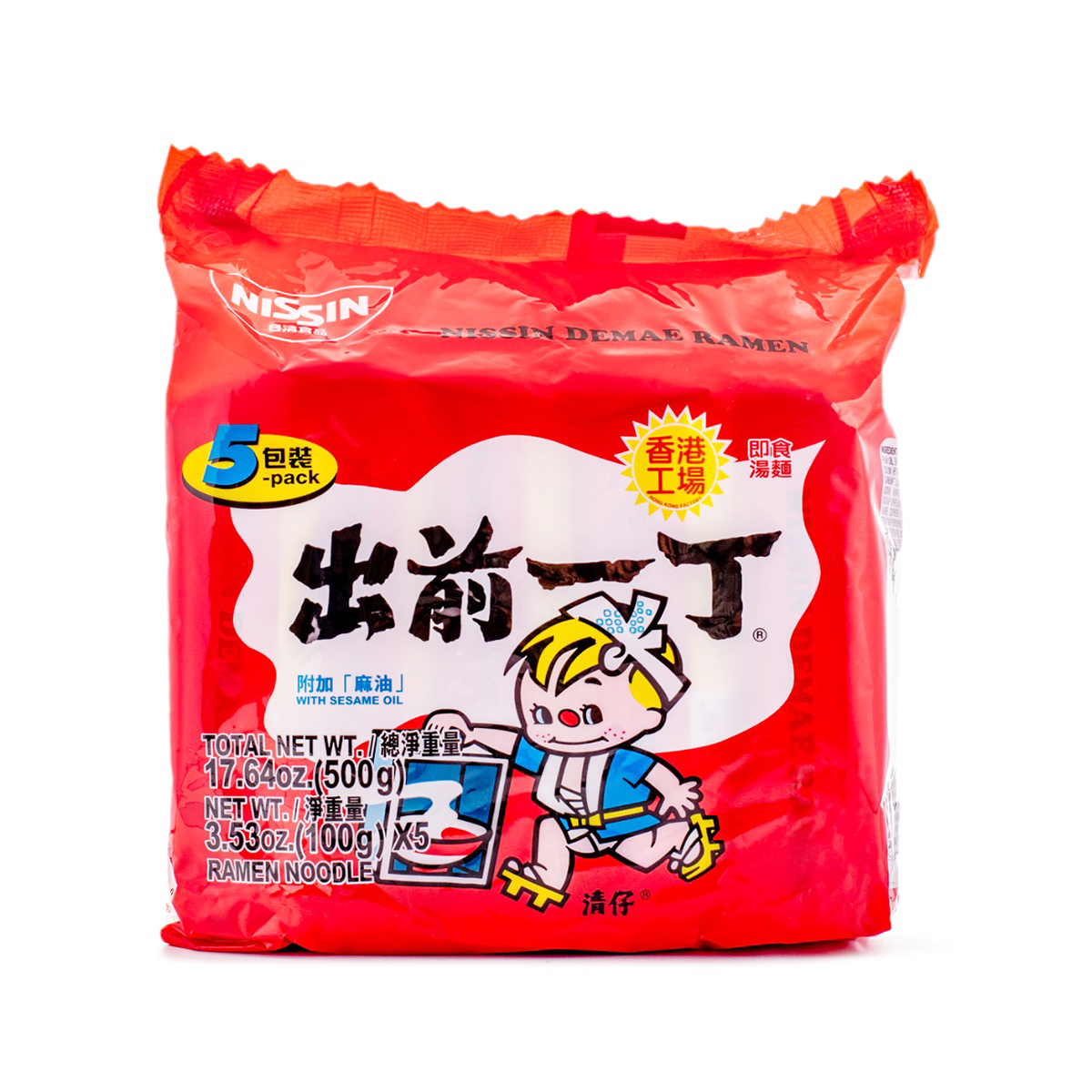 [NISSIN] Demae Ramen Sesame Oil Flavor 5PK