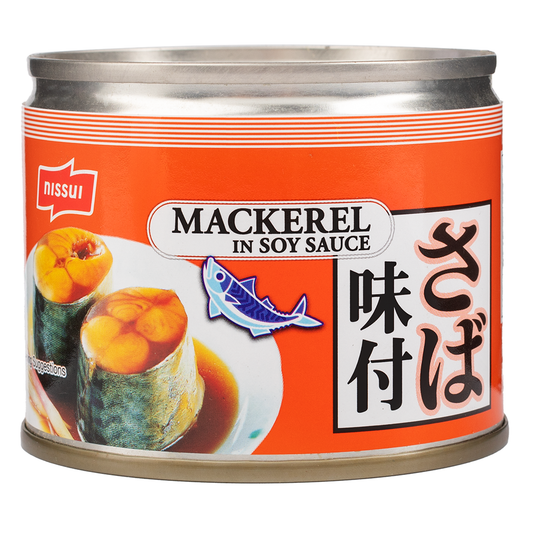 Nissui Canned Mackerel in Soy Sauce