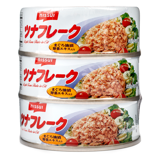 Nissui Tuna Flake in Can 3P - 1 Unit