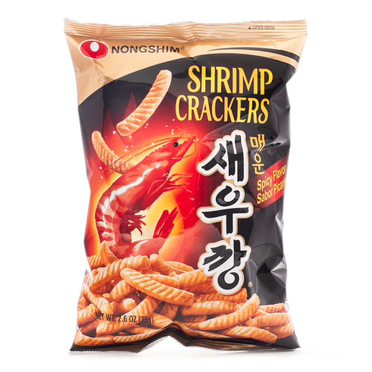 NONGSHIM Shrimp Cracker Spicy Flavor 2.6oz (75g)
