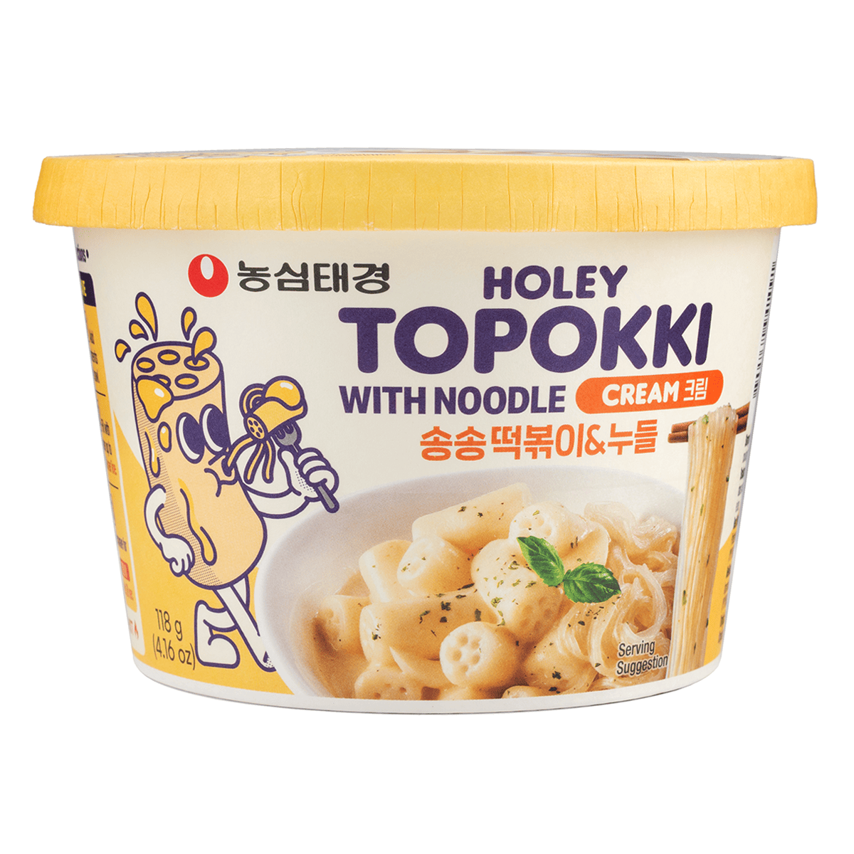 Nongshim Taekyung SongSong Cream Topokki & Noodles 118 g