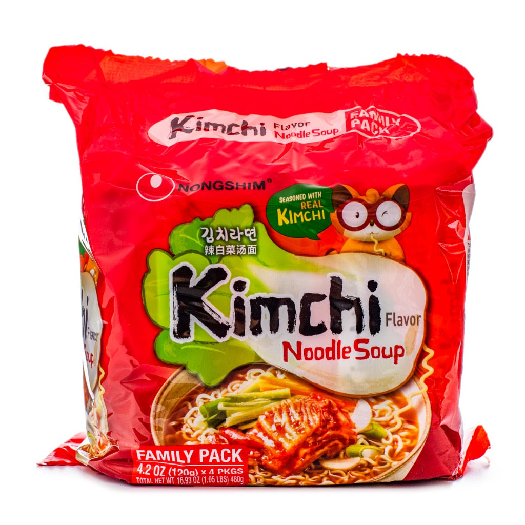[Nongshin] Kimchi Ramyun 120g x 4ct - 1 Unit