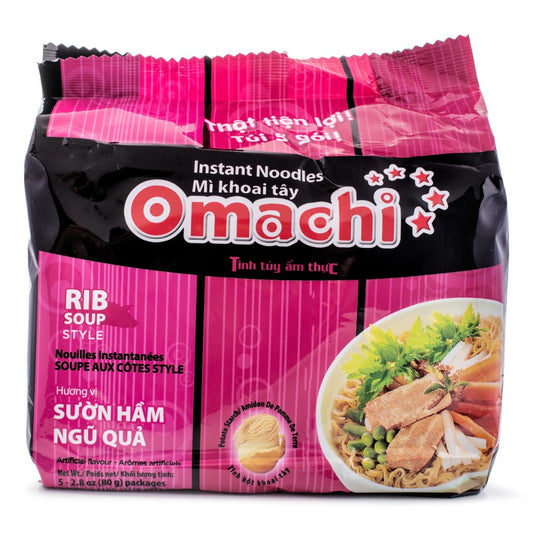 Omachi Instant Noodles Pork Rib Flavor - 5 pack