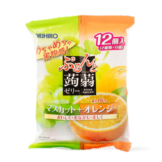 ORIHIRO Konjac Jelly (Muscat &amp; Orange)