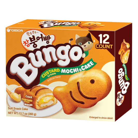 ORION Bungo Custard Cream Mochi Cake 30 g*12 counts