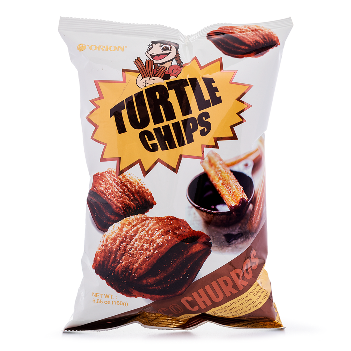 Orion Turtle Chip - Choco Churros 160g