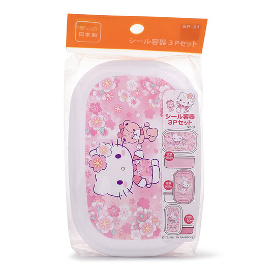 OSK Japan Hello Kitty Seal Container 3pcs SP-31