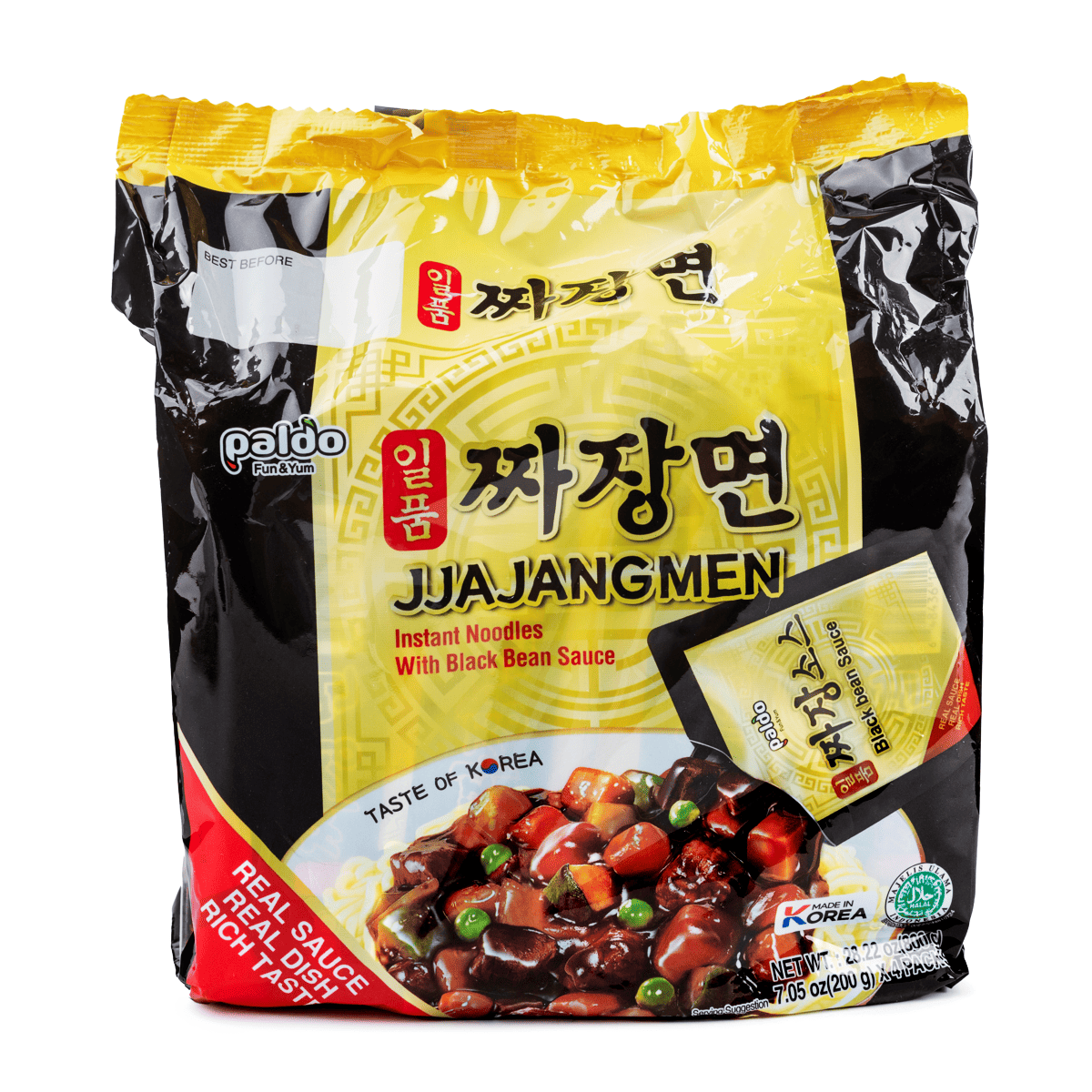 PALDO Jjajangmen Instant Noodle  4Pks - 1 Unit