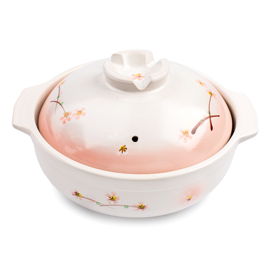 PEARL DONABE CLAY POT SAKURA BIYORI SIZE 8