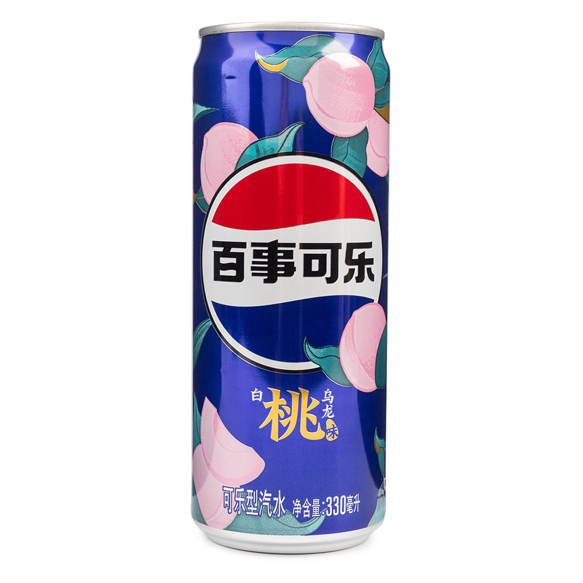 Pepsi White Peach Oolong Flavor Soda