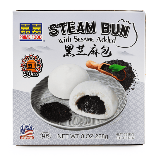 Prime Food Steam Bun with Sesame 4ct