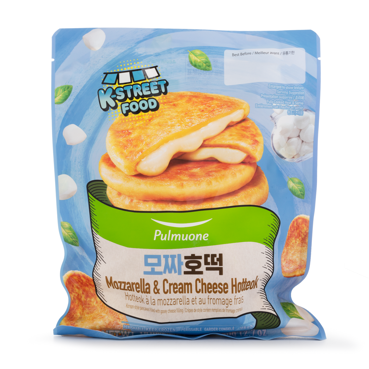 PULMUONE Mozzarella & Cream Cheese Hotteok 12.7 OZ