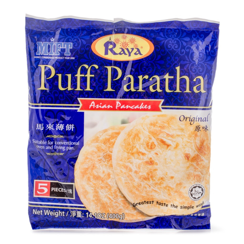 Raya Puff Paratha Original, Frozen 14.10 oz