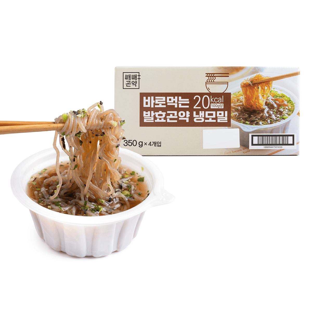 Ready-to-Eat Fermented Konjac Cold Soba 350 g*4 pack