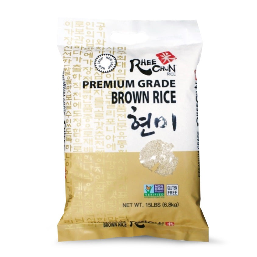 Rhee Chun Premium Grade Brown Rice 15 lb