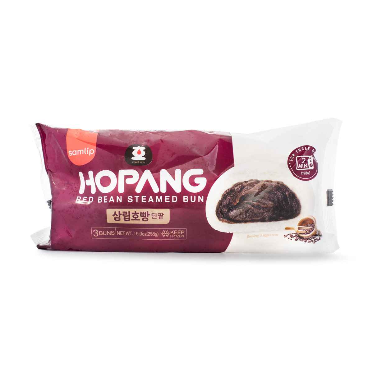 SAMLIP STEAMED BUN (RED BEAN) 4PCS