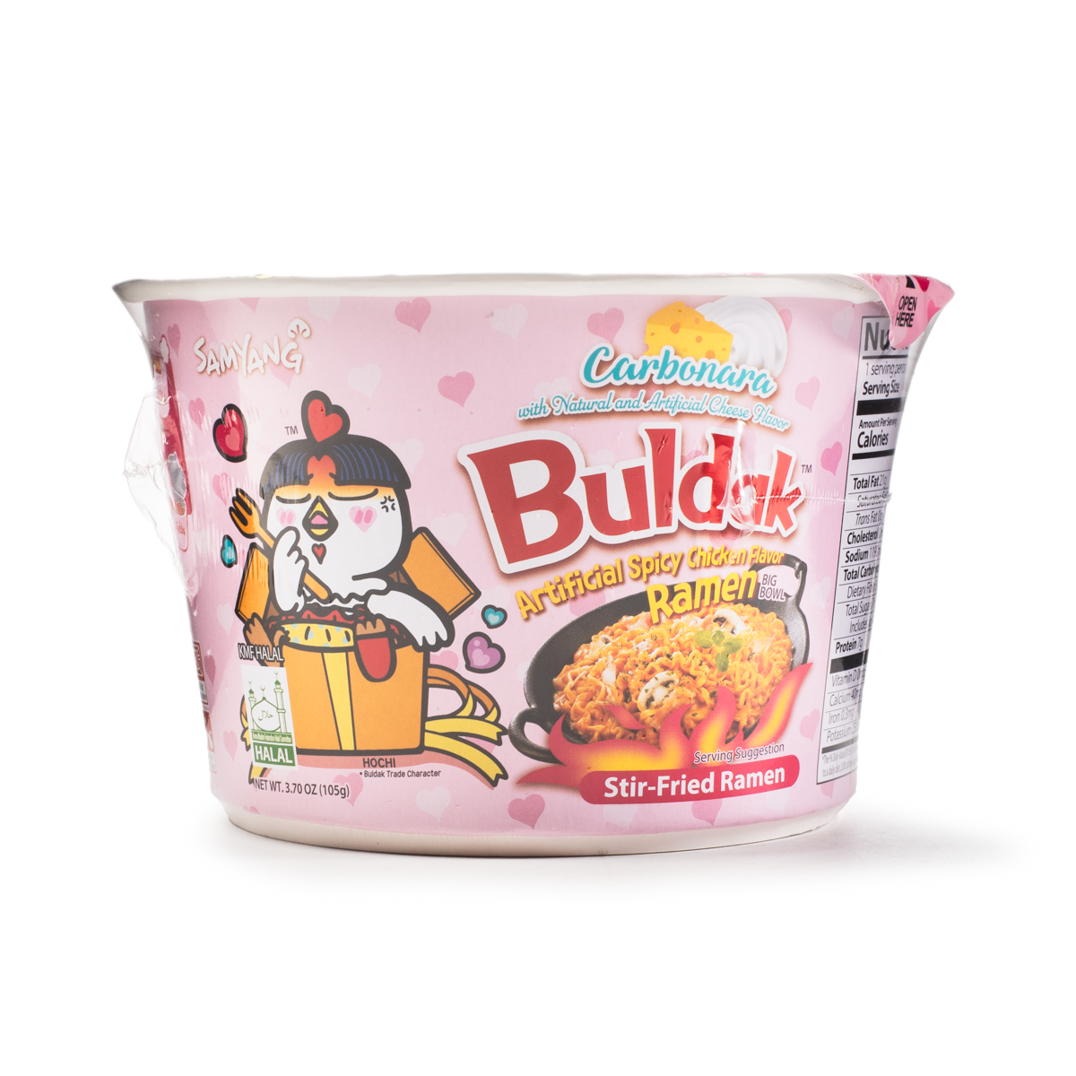 SAMYANG Carbo Hot Chicken Flavor Ramen Big Bowl 3.70oz (105g)