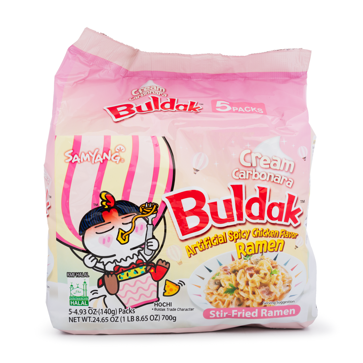 Samyang Cream Carbonara Buldak Ramen 5pk - 1 Unit