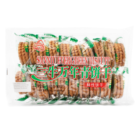 [SAN NIU] Evergreen Biscuits 400g x 1bag