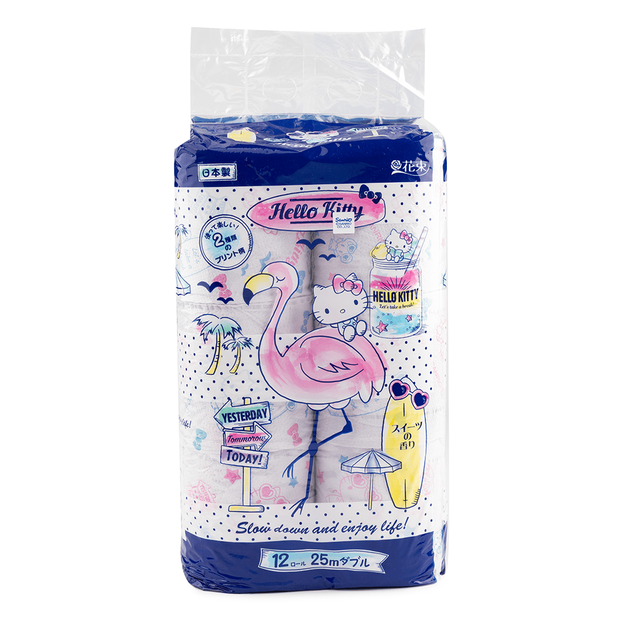 sanrio characters marutomi seishi hello kitty toilet paper 12 rolls