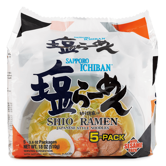 Sapporo Ichiban 5P Bag Ramen Shio (Salt)