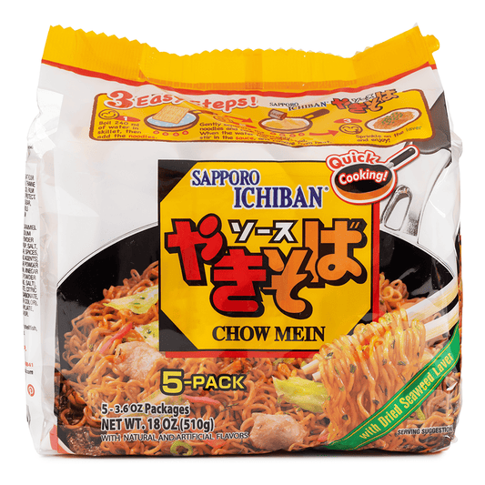 Sapporo Ichiban 5P Bag Ramen Yakisoba - 1 Unit