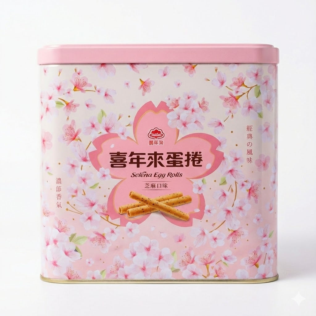Serena Sesame Egg Roll Cookies